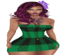 plaid green dress short