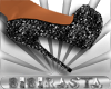 BBR Glitter Pump Black