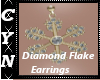 Diamond Flake Earrings