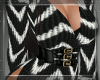 BLACK WHITE KNIT DRESS