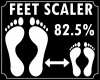 * Feet Scaler 82.5 %