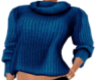 Midnight Bl Cowl Sweater