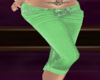 {B} Green Capri Jeans