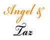Angel & Taz Floor Sign