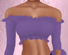 Ruffle Lavender Top