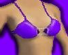 purple latex bra
