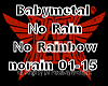 Babymetal No Rain