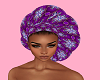 Purple African Headwrap