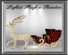 Lighted Sleigh Reindeer