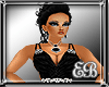 EB*BLACK SATIN GOWN-BM