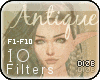  !Dz. 10 Antique Filters