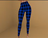 Blue PJ Pants Plaid Sm F