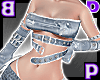 Starbuckle Crop/ Blue