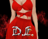 ❤ Mini Dress Red