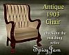 Antique 1903 Chair Crm