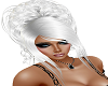 updo white hair