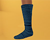 Teal Socks Tall 4 (F)
