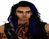 Long blue native hair