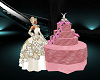 Wedding cake with action