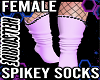 Spikey socks Lilac
