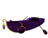 purple row boat