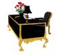 Black and Gold Desk