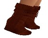 RUST WEDGE BOOTS
