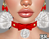 XMas Earrings Red