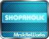 Cnnw Shopaholic Tag Teal