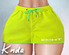 K* Neon Green Skirt