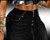 Blk Jean Skirt Candi
