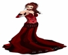 ~R~ red blk gown