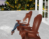 Brown Adirondack Chair