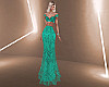 Semi Formal Teal Gown
