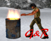 G&R Fire Barrel pose