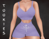 Purple Rose PJ Set