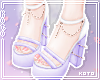 琴. Easter shoe lilac