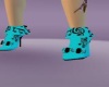 blue dance boots
