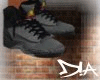 ❥Grey/Black Jordans