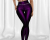 Dk Purple Belted Pants L