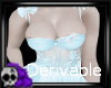 C: Butterflies Blue Top