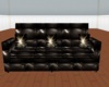 black learther sofa