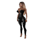 Latex black suit