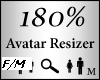 Scaler M/F  Avatar 180%