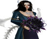 purple lace bouquet