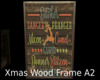 *XMas Wood Frame A2
