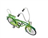 girls green yoshi  bike