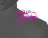 pink glow spider