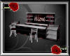 Blk/Red Cafe Counter