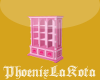 Lakota Pink Bookcase